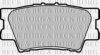 TOYOT 04466YZZE8 Brake Pad Set, disc brake